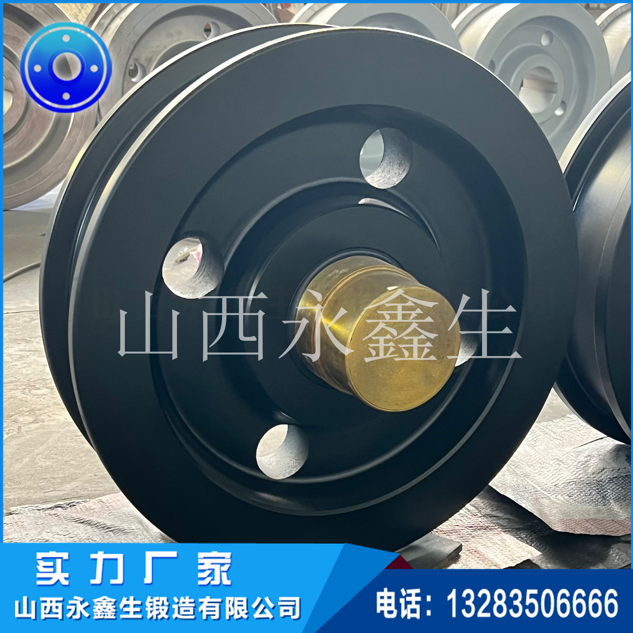 鐵水包運輸車從動輪